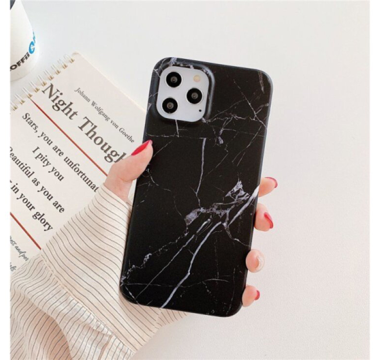 Ochranný kryt na iPhone 16 Pro MAX - Marble Black
