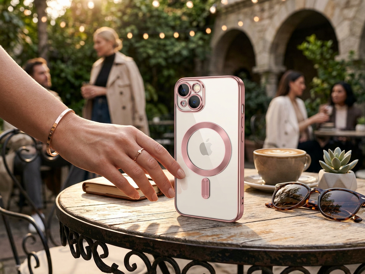 Ochranný kryt na iPhone 13 - Tech-Protect, Magshine MagSafe Rose