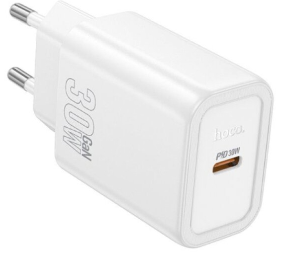Rychlá nabíječka do sítě - Hoco, N62 Gentle PD30W White