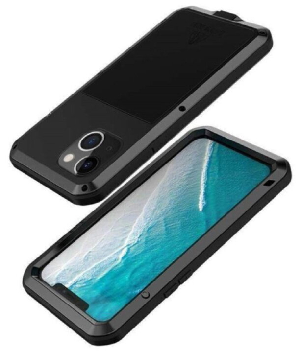 Ochranný kryt pro iPhone 14 PLUS - LOVE MEI, Powerful Black