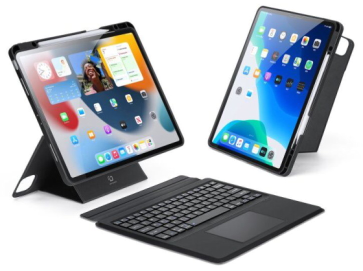 Klávesnice na iPad Air 13 (2024-2026) - DuxDucis, DK Keyboard Black