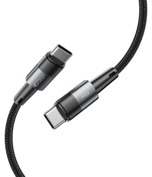 Kabel USB-C to USB-C - Tech-Protect, Ultraboost PD60W/3A Black 100cm