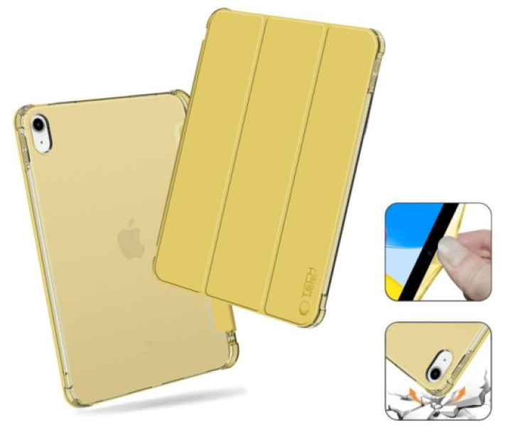 Pouzdro na iPad 11 (2025) / iPad 10.9 (2022) - Tech-Protect, SmartCase Hybrid Yellow