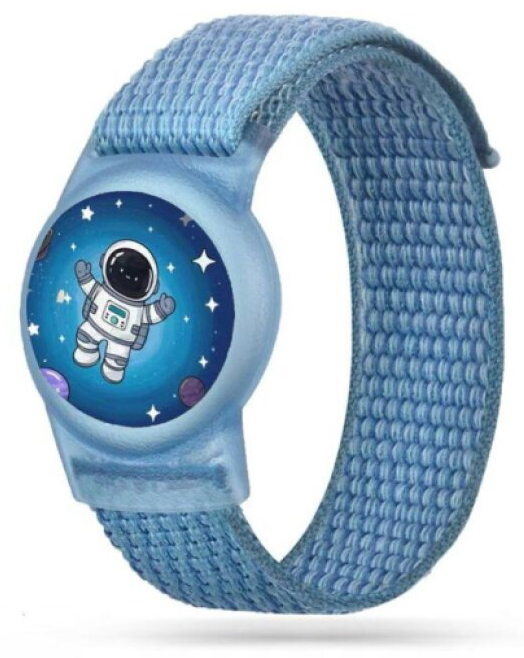 Dětský řemínek s pouzdrem pro AirTag - Tech-Protect, Nylon Astronaut