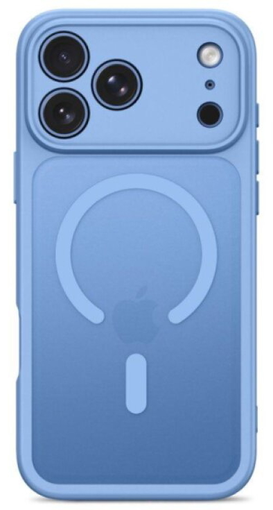 Ochranný kryt na iPhone 17 Pro MAX / 18 Pro MAX - Tech-Protect, Basicmag MagSafe Light Blue