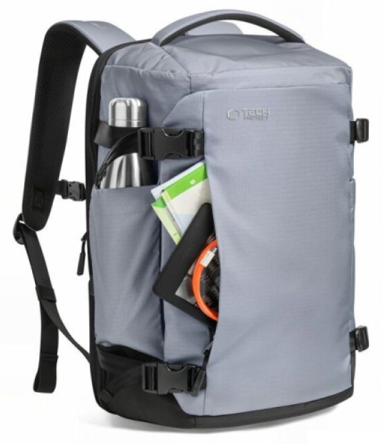 Batoh do letadla 24L - Tech-Protect, Defender S70 40x30x20 (RYANAIR & WIZZAIR) Gray