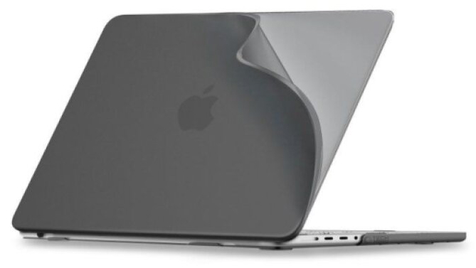 Polykarbonátové pouzdro na MacBook Pro 14 (2021-2026) - Tech-Protect, SoftShell Matte Black