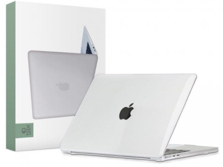 Ochranný kryt na MacBook Air 13 (2022-2026) - Tech-Protect, SmartShell Crystal Clear