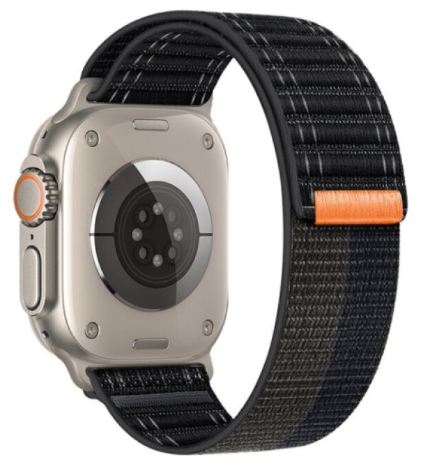Řemínek pro Apple Watch 38mm / 40mm / 41mm / 42mm - Hoco, WA42 Fabric Black