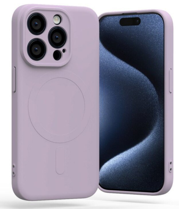 Ochranný kryt na iPhone 13 Pro - Mercury, SemiSilicon MagSafe Purple