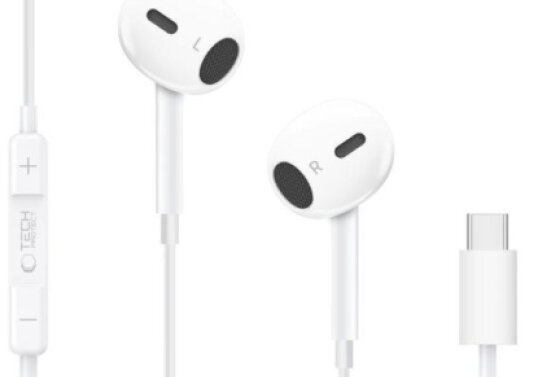 Sluchátka s rozhraním USB-C - Tech-Protect, UltraBoost USB-C Core G2 White