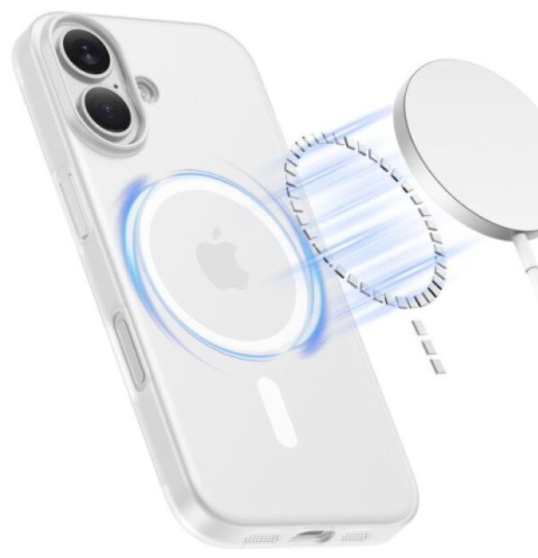 Ochranný kryt na iPhone 17 - Tech-Protect, MagSlim MagSafe White