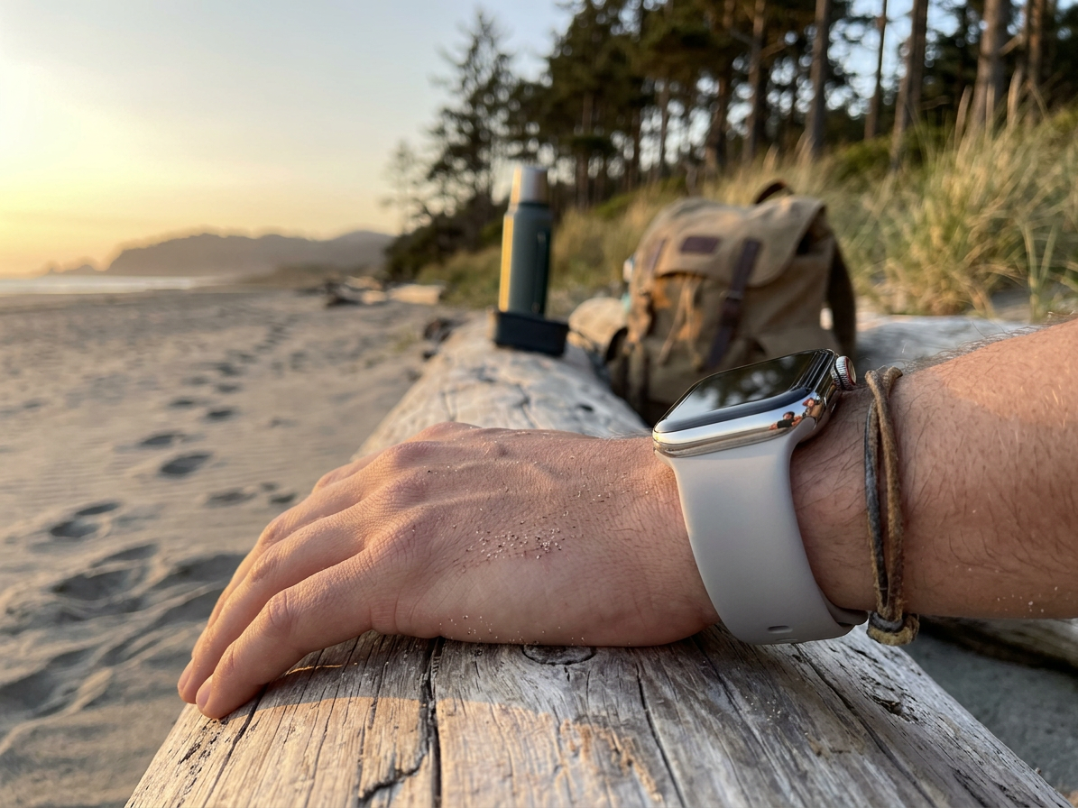 Řemínek pro Apple Watch 38mm / 40mm / 41mm / 42mm - Hoco, WA15 Flexible Gray