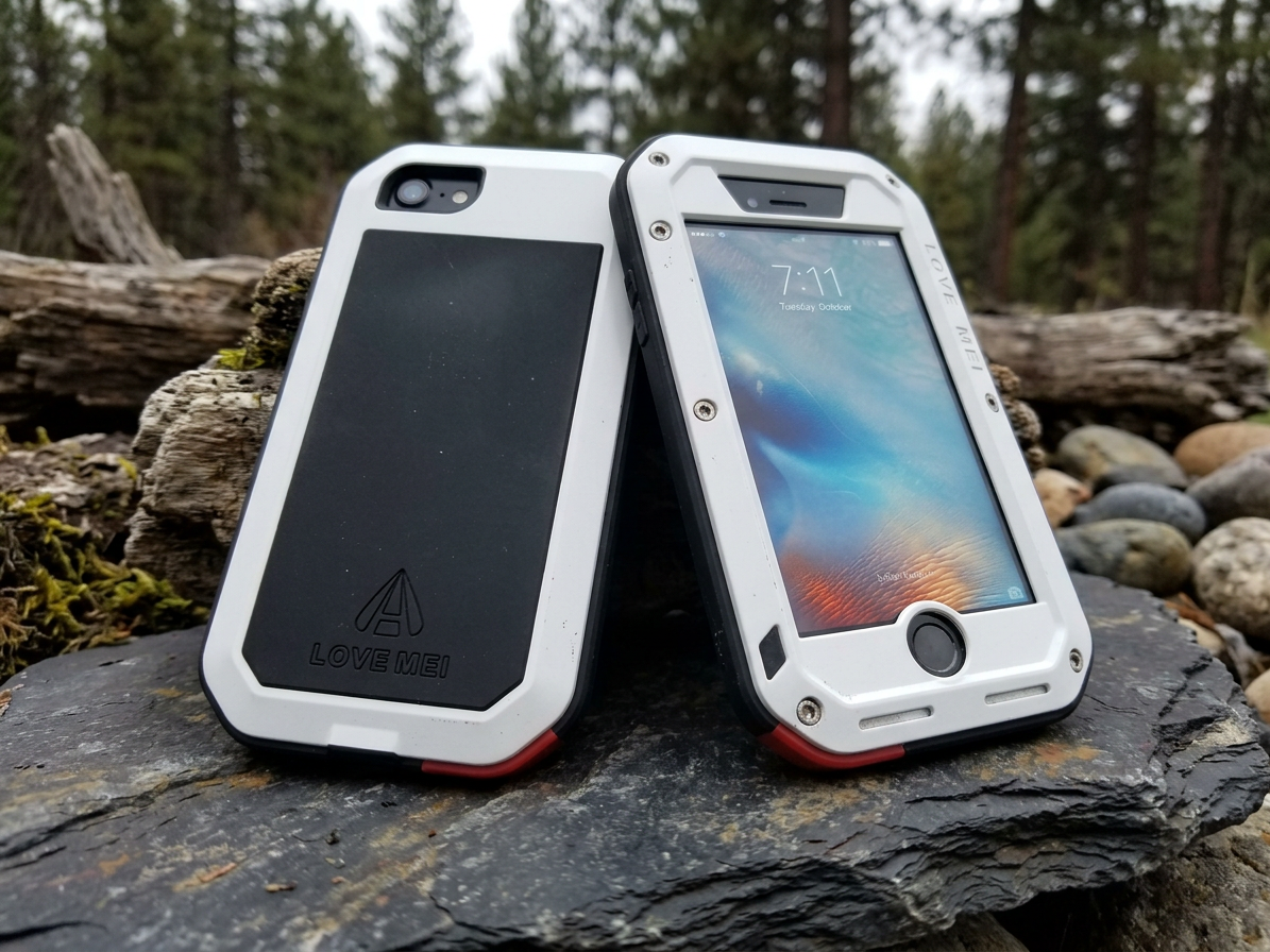 Ochranný kryt pro iPhone 5 / 5S / SE - LOVE MEI, POWERFUL WHITE