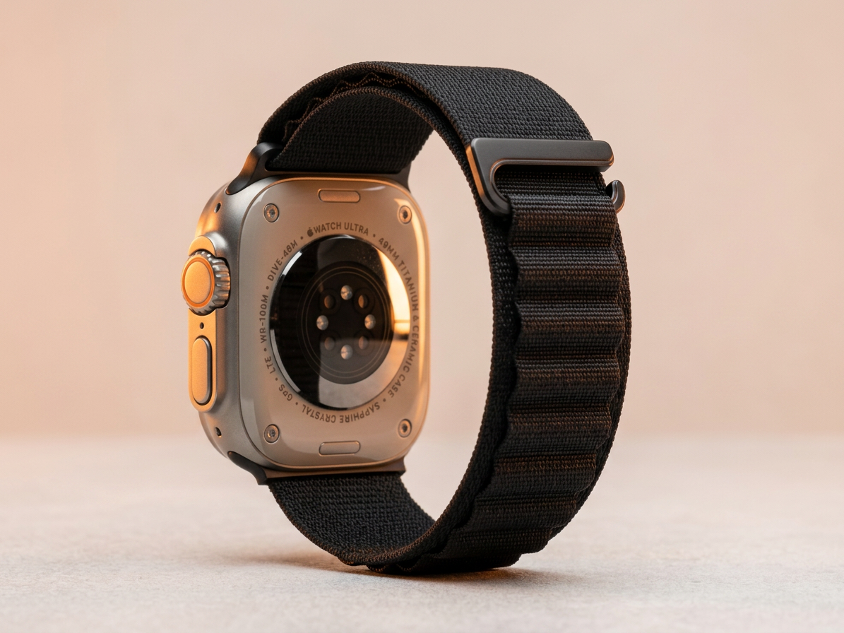 Řemínek pro Apple Watch 44mm / 45mm / 46mm / 49mm - Hoco, WA20 Climbing Black Orange