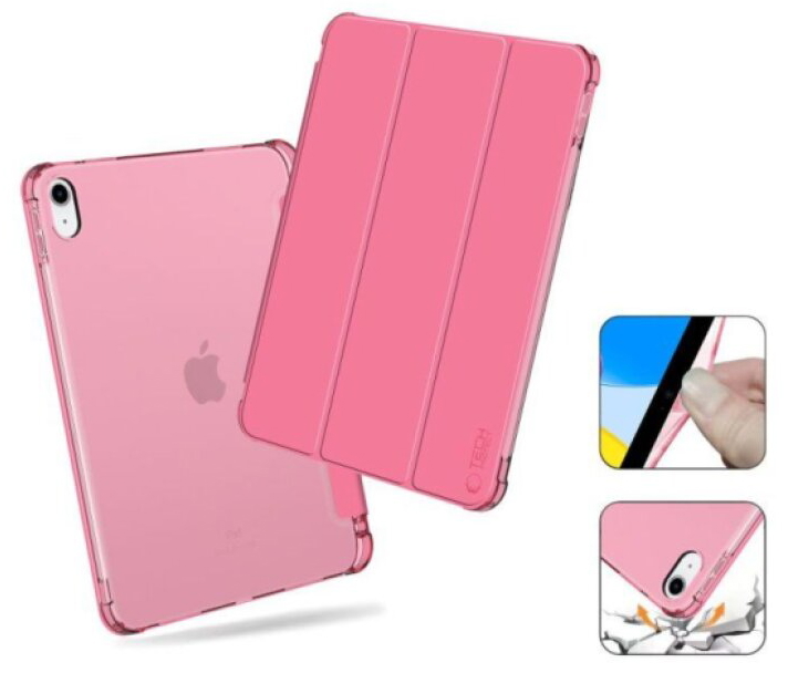 Pouzdro na iPad 11 (2025) / iPad 10.9 (2022) - Tech-Protect, SmartCase Hybrid Magenta