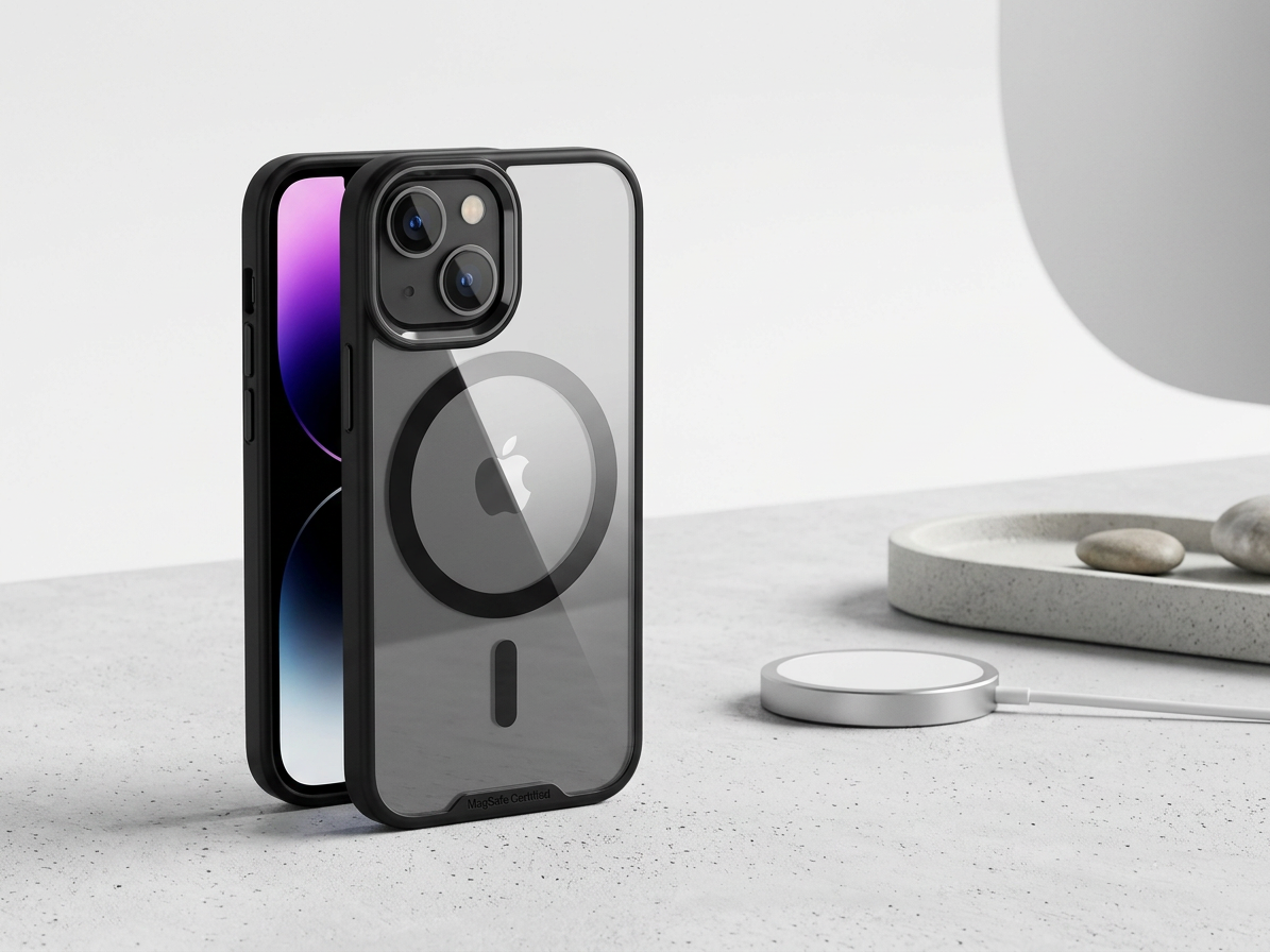 Ochranný kryt pro iPhone 12 mini / 13 mini - Tech-Protect, Magmat MagSafe Black/Clear