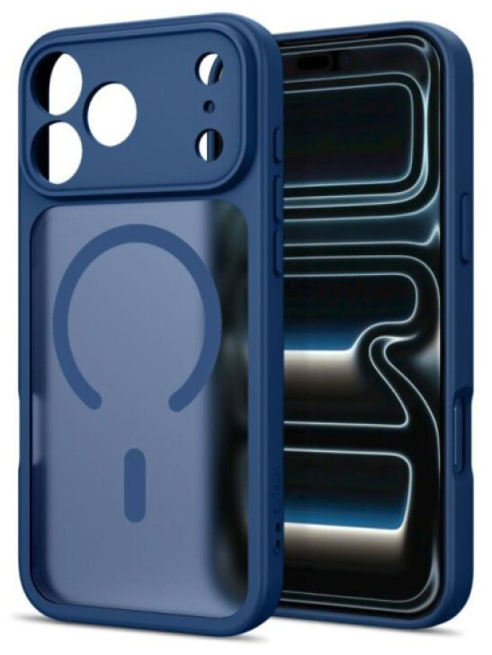 Ochranný kryt na iPhone 17 Pro MAX / 18 Pro MAX - Tech-Protect, Basicmag MagSafe Deep Blue