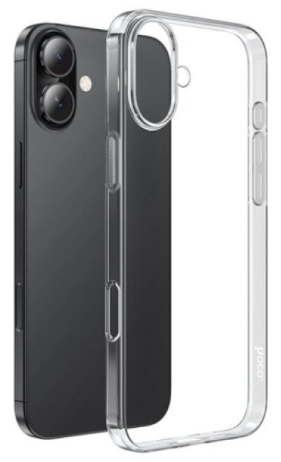 Ultratenký kryt na iPhone 16 - Hoco, Light Transparent