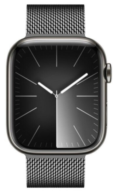 Řemínek na Apple Watch 44mm / 45mm / 46mm / 49mm - DuxDucis, Milanese Pro Black