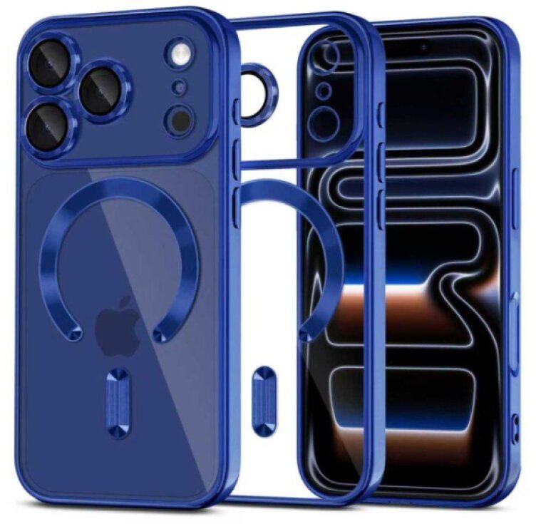 Ochranný kryt na iPhone 17 Pro - Tech-Protect, Magflex MagSafe Shiny Blue