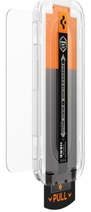 Ochranné tvrzené sklo na iPhone 17 Pro MAX / 16 Pro MAX - Spigen, Glas.tR EZ Fit Privacy (1ks s aplikátorem)