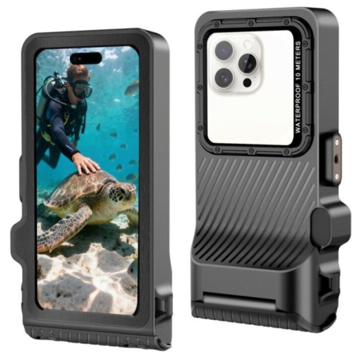 Univerzální voděodolné pouzdro - Tech-Protect, IPX8 Pro Diving Waterproof Case Gray