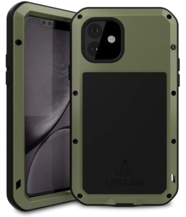 Ochranný kryt na iPhone 11 - LOVE MEI, Powerful Green