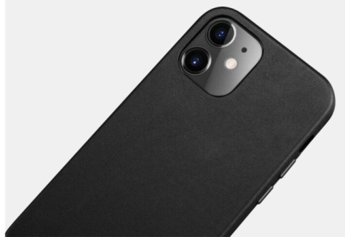 Kožený kryt na iPhone 12 mini - iCarer, Original Black