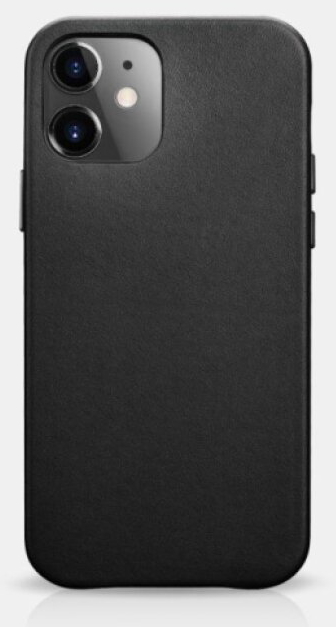 Kožený kryt na iPhone 12 mini - iCarer, Original Black