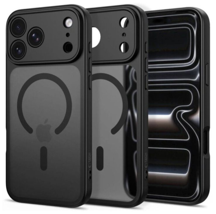 Ochranný kryt na iPhone 17 Pro MAX / 18 Pro MAX - Tech-Protect, Basicmag MagSafe Matte Black
