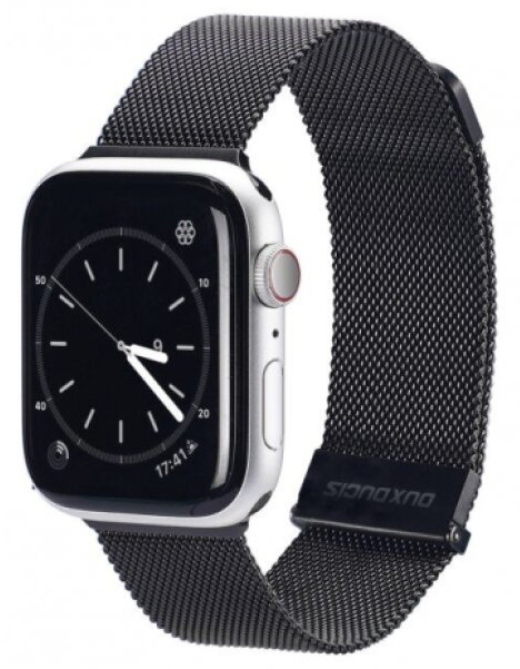 Řemínek pro Apple Watch 38mm / 40mm / 41mm / 42mm - DuxDucis, Milanese Black