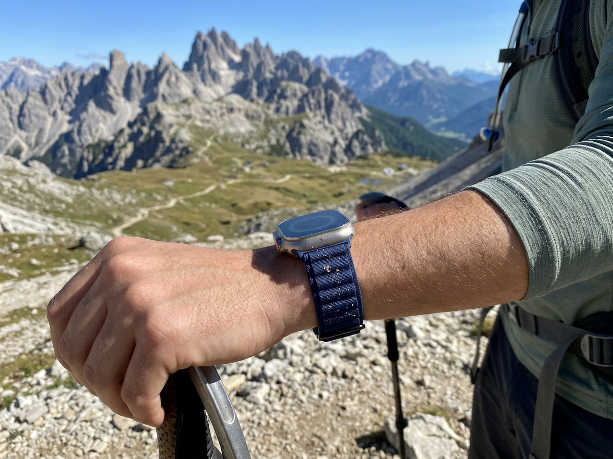 Řemínek pro Apple Watch 38mm / 40mm / 41mm / 42mm - Hoco, WA20 Climbing Deep Sea Blue