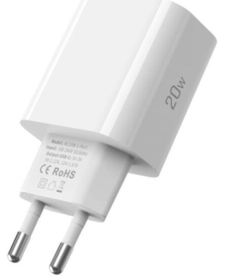 Rychlá USB-C nabíječka do sítě - Tech-Protect, NC20W PD20W White