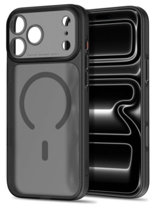 Ochranný kryt na iPhone 17 Pro MAX / 18 Pro MAX - Tech-Protect, MagPrime MagSafe CC Matte Black