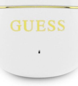 Bezdrátová sluchátka - Guess, Gold Line Glossy White
