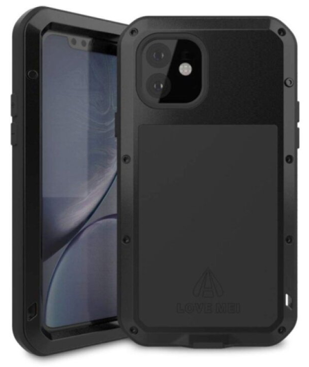 Ochranný kryt na iPhone 11 - LOVE MEI, Powerful Black