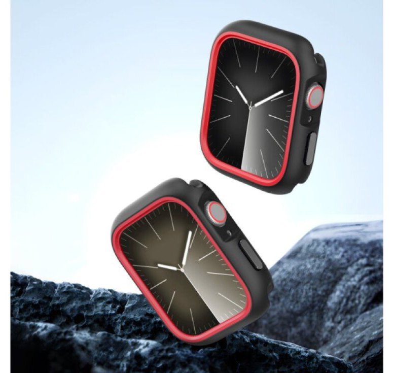 Ochranný kryt na Apple Watch 46mm - DuxDucis, Bamo Black/Red