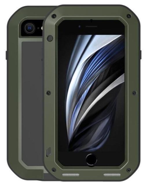 Ochranný kryt pro iPhone 7 / 8 / SE (2020/2022) - LOVE MEI, Powerful Green