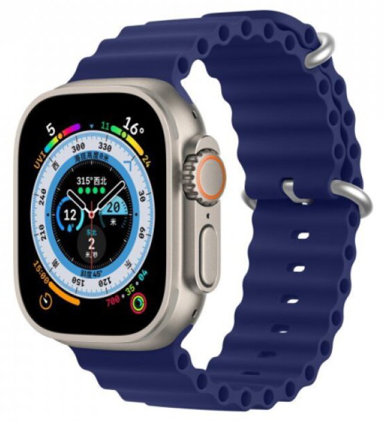 Řemínek pro Apple Watch 44mm / 45mm / 46mm / 49mm - DuxDucis, OceanWave Blue
