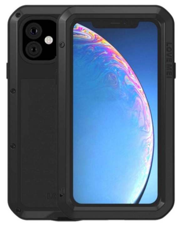 Ochranný kryt na iPhone 11 Pro MAX - LOVE MEI, Powerful Black