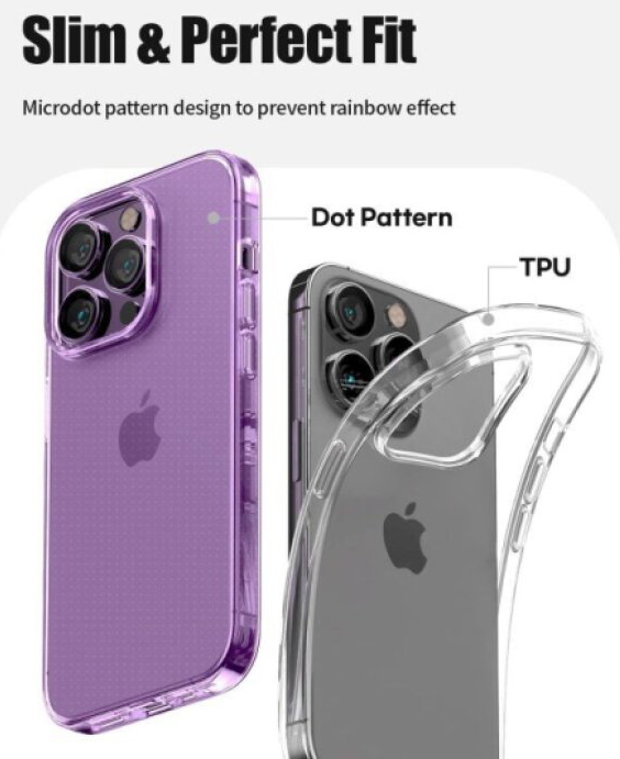 Ochranný kryt pro iPhone 14 Pro - Mercury, Jelly Transparent