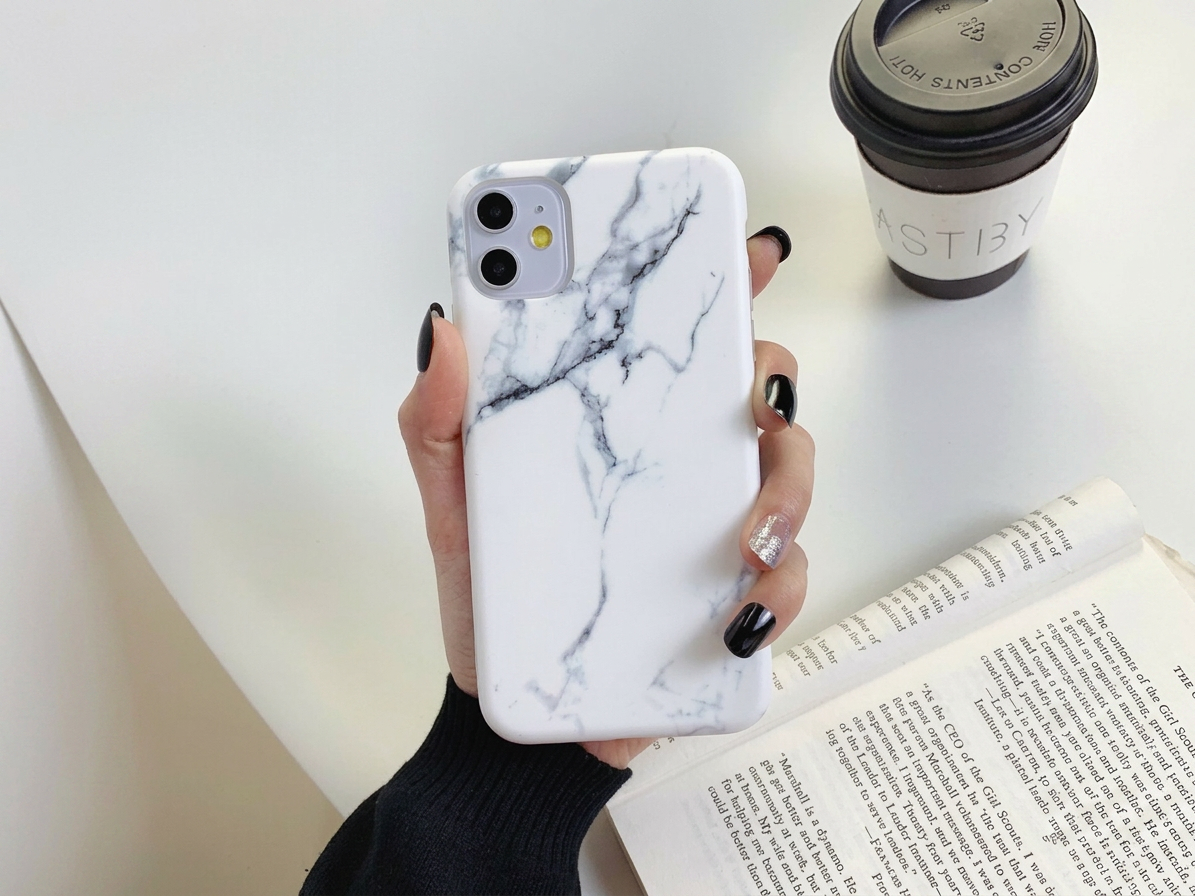 Ochranný kryt pro iPhone 11 - Marble White