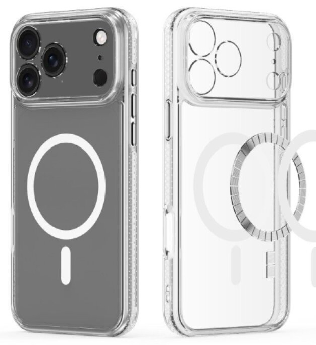 Ochranný kryt na iPhone 17 Pro - DuxDucis, Clin MagSafe Clear