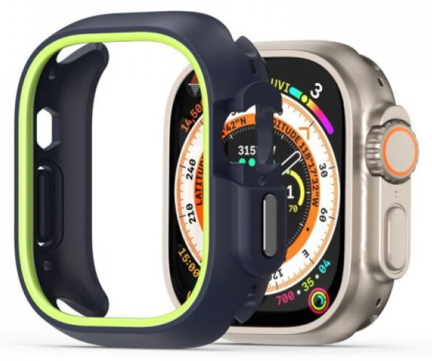 Ochranný kryt na Apple Watch 49mm - DuxDucis, Bamo Midnight/Green