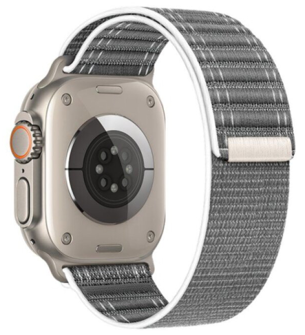 Řemínek pro Apple Watch 38mm / 40mm / 41mm / 42mm - Hoco, WA42 Fabric Gray