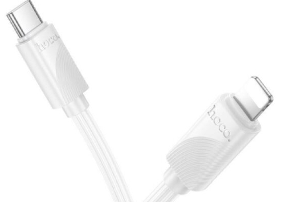 Rychlý kabel USB-C/Lightning - Hoco, X114 Energy PD White