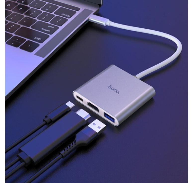 Redukce / adaptér USB-C - Hoco, HB14 EasyUse