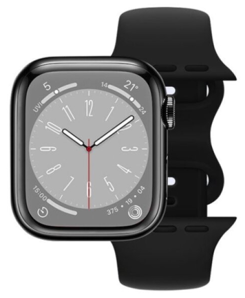 Řemínek pro Apple Watch 44mm / 45mm / 46mm / 49mm - Hoco, WA15 Flexible Black