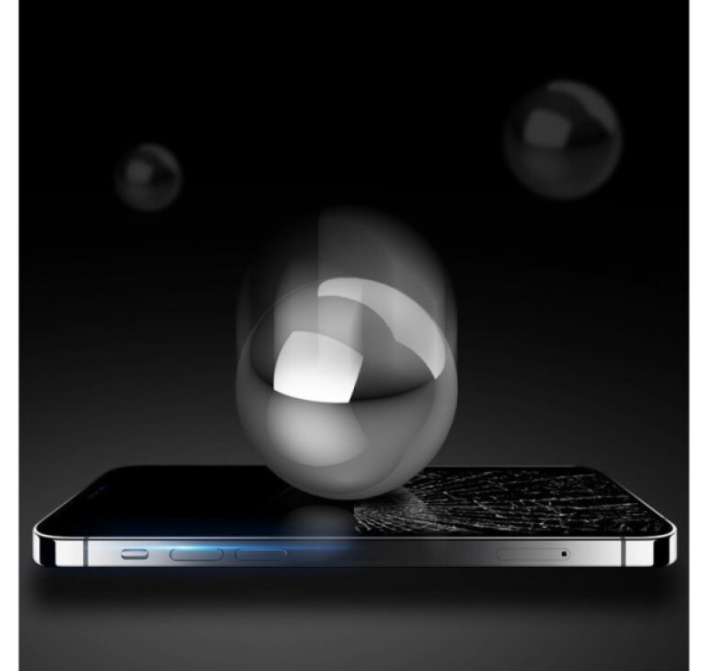 Ochranné tvrzené sklo pro iPhone 12 / 12 Pro - DuxDucis, Full Glass Black